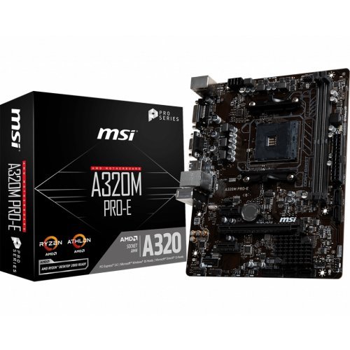 Дънна платка MSI A320M PRO-E (снимка 1)