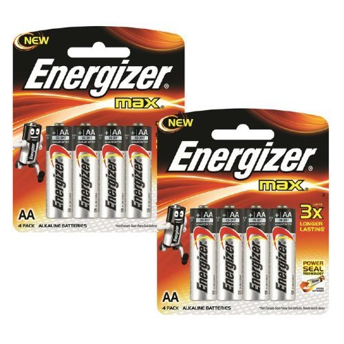 Батерия Energizer MAX AA 1.5V 4+4 Alkaline 10185 (снимка 1)