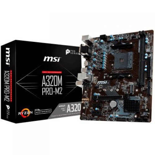 Дънна платка MSI A320M A320M_PRO-E (снимка 1)