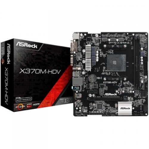 Дънна платка ASRock X370M-HDV (снимка 1)