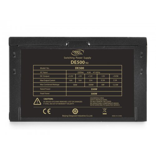Захранващ блок DeepCool DE500 v2 DP-DE500US-PH (снимка 4)