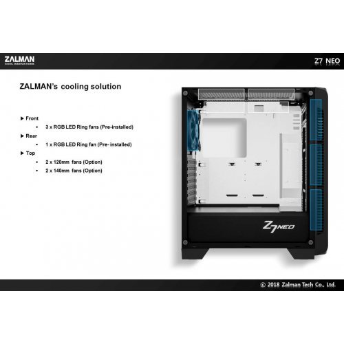Компютърна кутия Zalman Z7 NEO ZM-Z7-NEO (снимка 4)