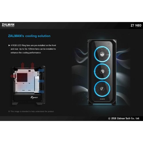 Компютърна кутия Zalman Z7 NEO ZM-Z7-NEO (снимка 5)