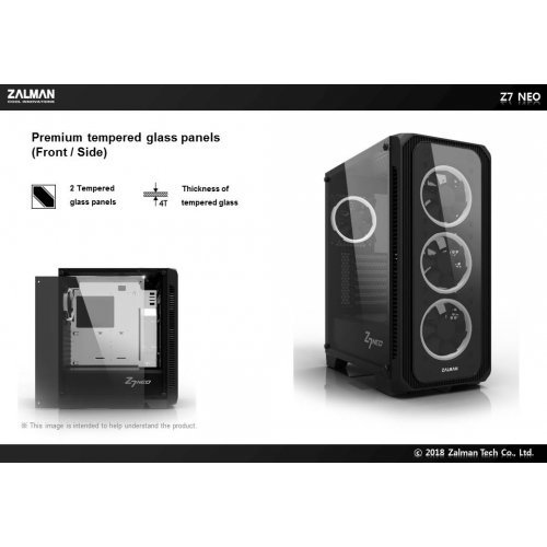 Компютърна кутия Zalman Z7 NEO ZM-Z7-NEO (снимка 21)