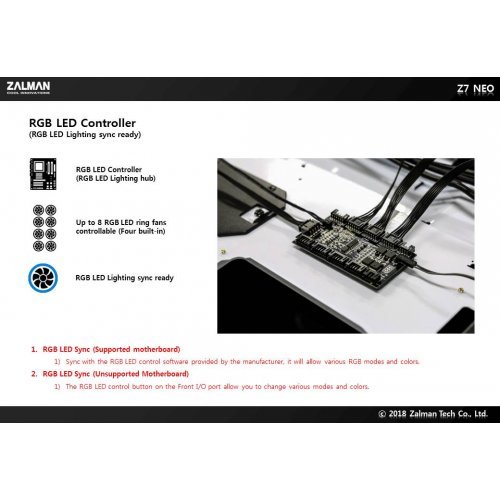 Компютърна кутия Zalman Z7 NEO ZM-Z7-NEO (снимка 25)