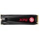 SSD Adata 256GB, XPG GAMMIX S5, M2 2280 PCI-E Gen3 x4,up to 2100/1500 MB/s, AGAMMIXS5-256GT-C (умалена снимка 1)