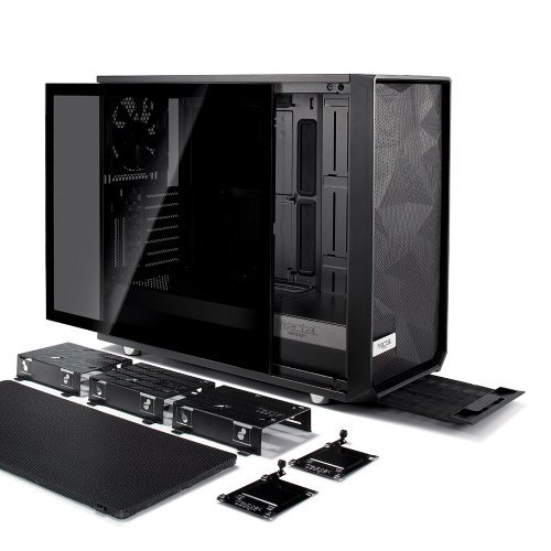 Компютърна кутия Fractal Design MESHIFY S2 TGLASS DARK Black FD-CA-MESH-S2-BKO-TGD (снимка 2)