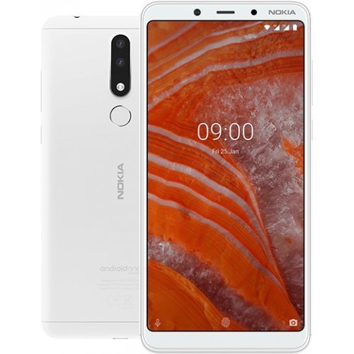 Смартфон Nokia 3.1 Plus 2/16GB Dual SIM White 11ROOW01A02 (снимка 1)