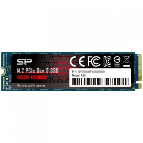 SSD SILICON POWER A80 256GB SSD, M.2 2280, PCIe Gen3x4 (снимка 1)