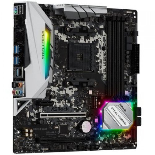 Дънна платка ASRock B450M STEEL LEGEND B450M_STEEL_LEGEND (снимка 3)