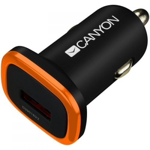 USB зарядно за кола Canyon CNE-CCA01B (снимка 1)