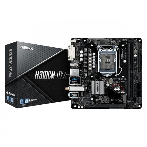 Дънна платка ASRock H310CM-ITX/AC (снимка 1)