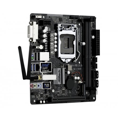 Дънна платка ASRock H310CM-ITX/AC (снимка 4)