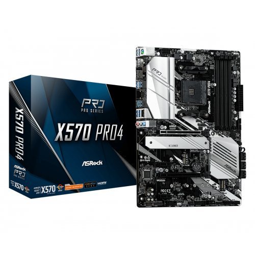 Дънна платка ASRock X570 Pro4 90-MXBAT0-A0UAYZ (снимка 1)