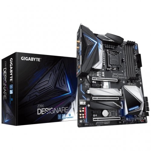 Дънна платка Gigabyte Z390 DESIGNARE GA-MB-Z390--DSEX (снимка 1)
