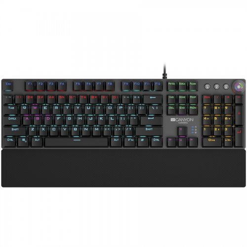 Клавиатура Canyon Nightfall Mechanical Wired Gaming Keyboard CND-SKB7-US (снимка 1)