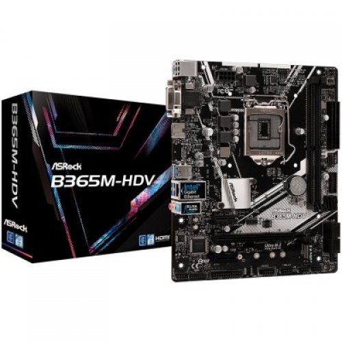 Дънна платка ASRock B365  B365M-HDV (снимка 1)