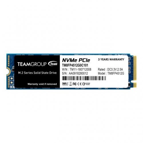 SSD Team Group TM8FP4512G0C101 TEAM-SSD-MP34-512GB (снимка 2)