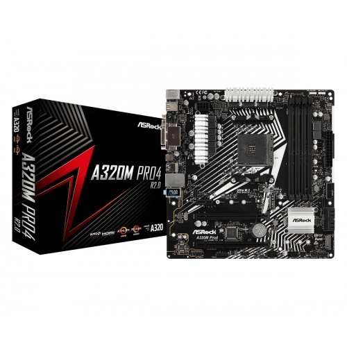 Дънна платка ASRock A320M Pro4 r2.0 A320M_PRO4 r2.0 (снимка 1)