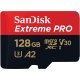 Флаш карта SanDisk Extreme Pro microSDXC + adapter SD-SQXCY-128G-GN6MA