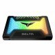 SSD Team Group T253TR250G3C313 TEAM-SSD-DELTA-RGB-BLACK-250GB