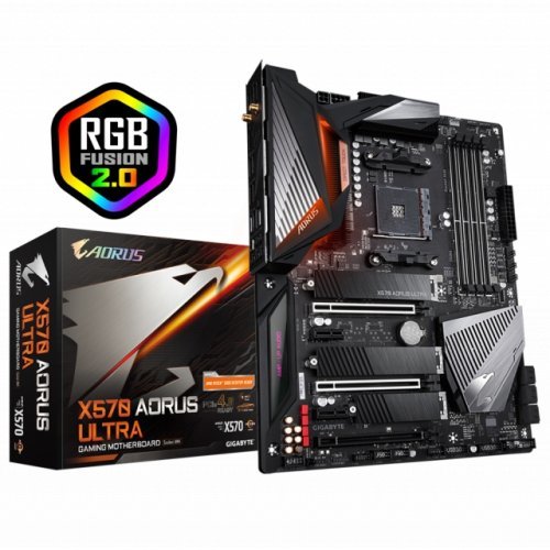Дънна платка Gigabyte X570 AORUS ULTRA GA-MB-X570-AORUS-ULTRA (снимка 1)