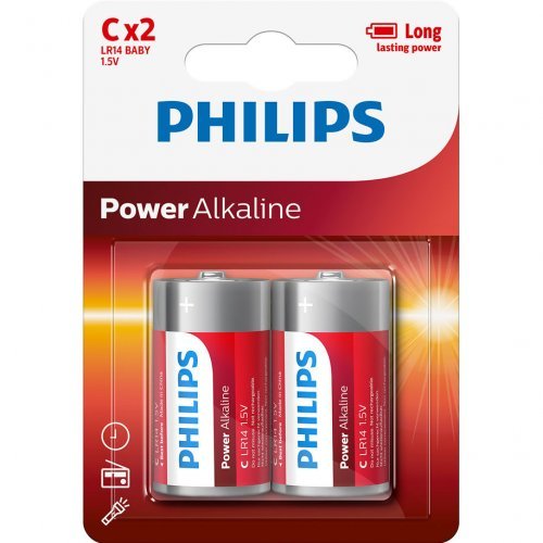 Батерия Philips Ultra Alkaline LR14P2B/10 (снимка 1)