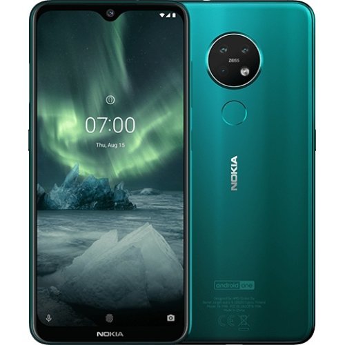 Смартфон Nokia 7.2 TA-1196 6/128GB Dual SIM Green 6830AA002419 (снимка 1)