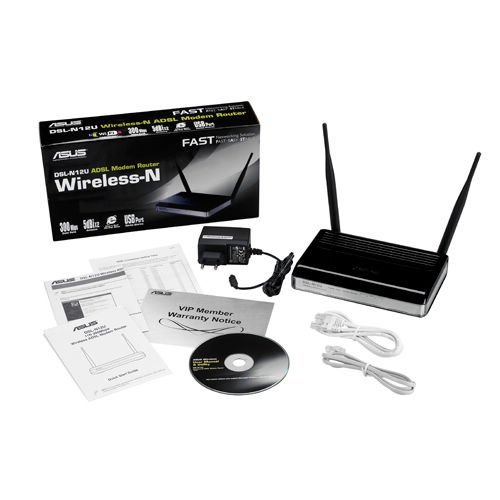 Безжичен рутер Asus DSL-N12U (снимка 2)