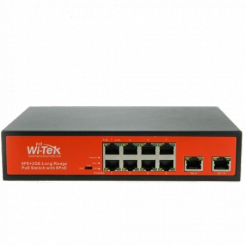 Суич Wi-Tek WI-PS210G (снимка 1)