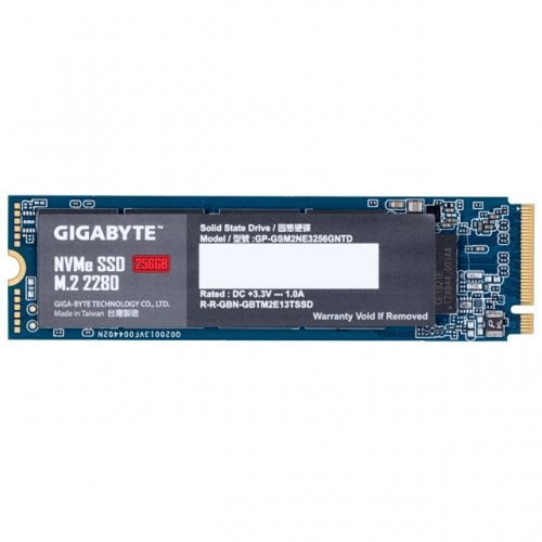 SSD Gigabyte GP-GSM2NE3256GNTD GA-SSD-M2-NVME-256GB (снимка 2)