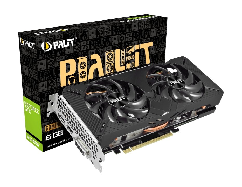 Видео карта nVidia Palit GTX1660SUPER GP OC 6G, nVidia GTX