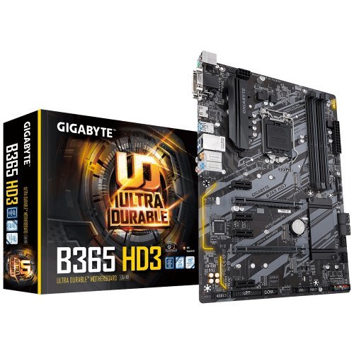 Дънна платка Gigabyte B365 HD3 B365 HD3 1.0 (снимка 1)