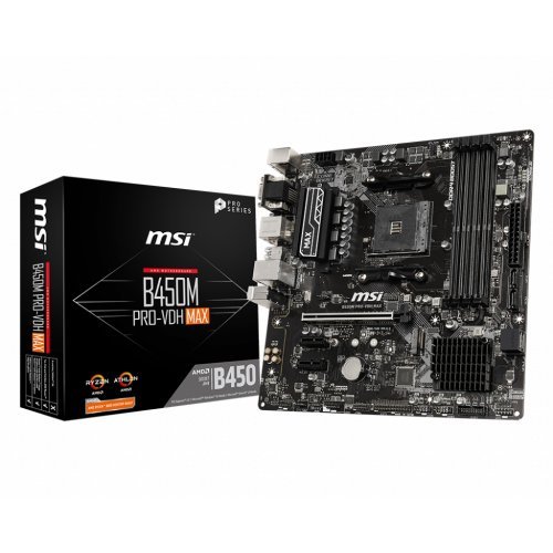 Дънна платка MSI B450M PRO-VDH MAX 911-7A38-043 (снимка 1)