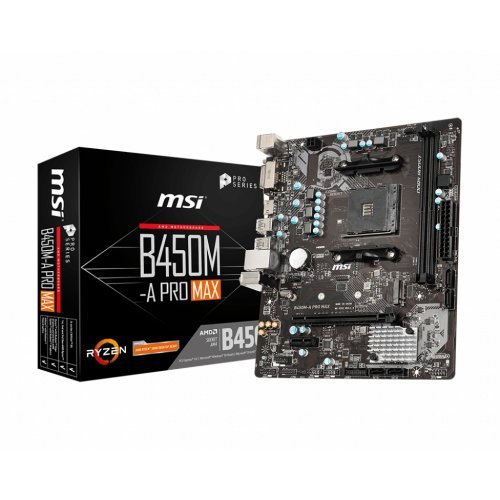 Дънна платка MSI B450M-A PRO MAX 911-7C52-002 (снимка 1)