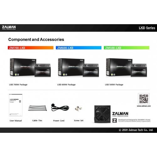 Захранващ блок Zalman APFC ZM700-LXII ZM700-LXII    (снимка 8)