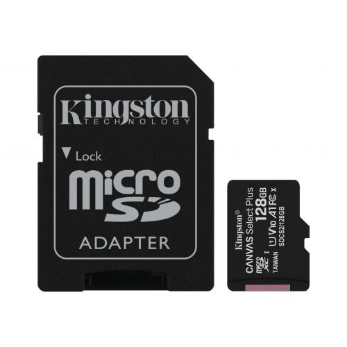 Флаш карта Kingston micSDXC Canvas Select Plus SDCS2/128GB (снимка 1)