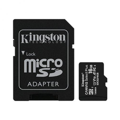 Флаш карта Kingston micSDXC Canvas Select Plus SDCS2/16GB (снимка 1)
