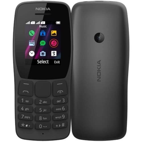 Мобилен телефон Nokia 110 TA-1192 DA BG RO BLACK 16NKLB01A05 (снимка 1)