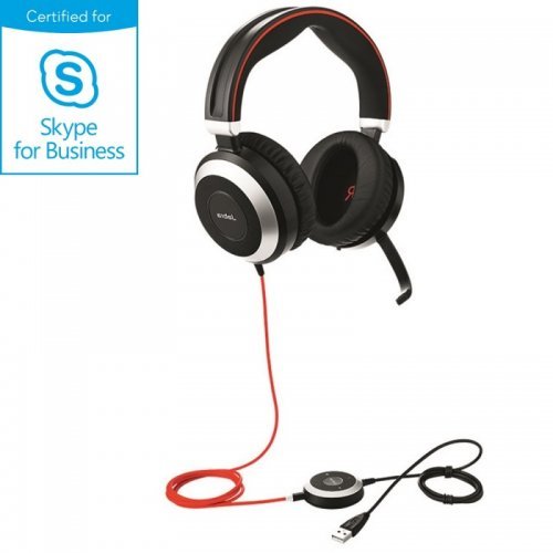 Колцентър слушалка Jabra EVOLVE 80 Stereo 7899-823-109 (снимка 4)