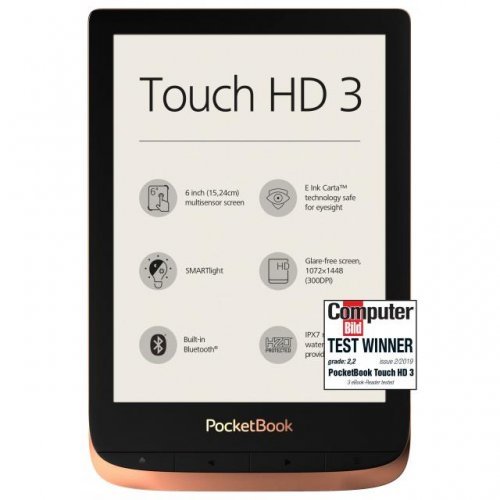 Електронна книга Pocketbook Touch HD3 PB632-K-WW POCKET-BOOK-PB632-K-WW (снимка 1)