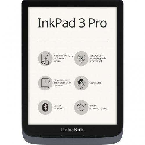 Електронна книга Pocketbook InkPad 3 Pro PB740-2 POCKET-BOOK-PB7402-GREY (снимка 1)