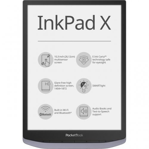Електронна книга Pocketbook InkPad X PB1040 POCKET-BOOK-PB1040 (снимка 1)