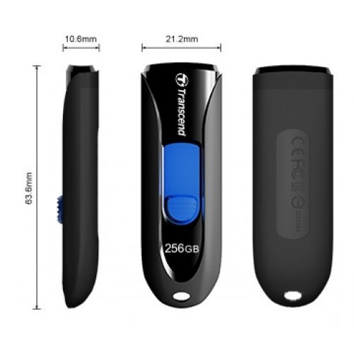 USB флаш памет Transcend TS256GJF790K (снимка 2)