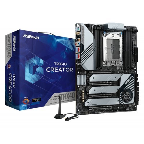 Дънна платка ASRock TRX40 Creator 90-MXBB70-A0UAYZ (снимка 1)