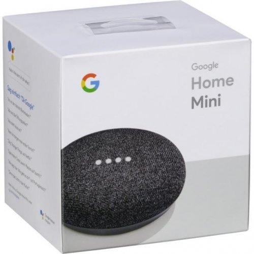 Тонколони за компютър Google Home Mini Speaker GOOGLE-HOME-MINI-CHARCOAL (снимка 1)