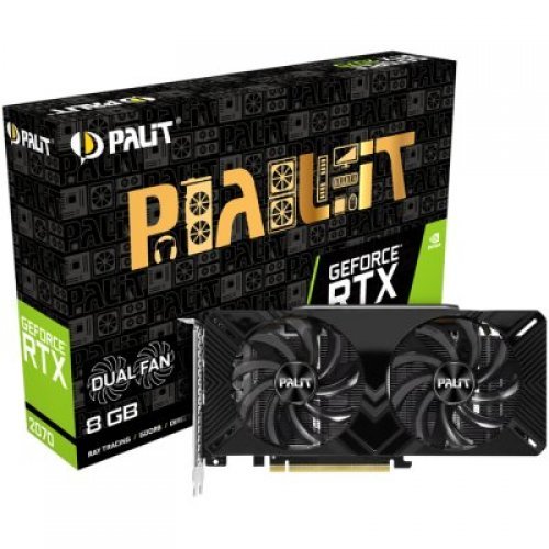 Видео карта Palit GeForce RTX 2070 Dual X 4710562241419_3Y (снимка 1)