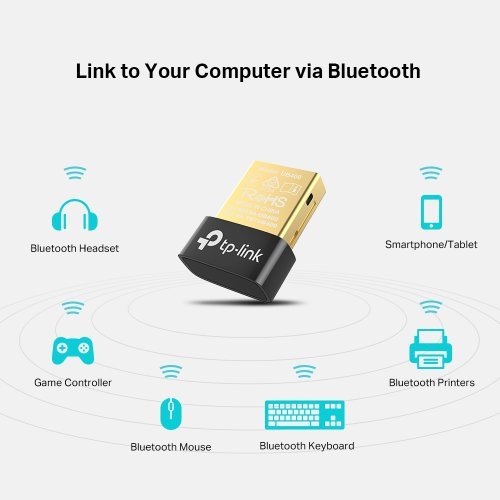 Bluetooth USB nano адаптер TP-Link UB400 (снимка 3)