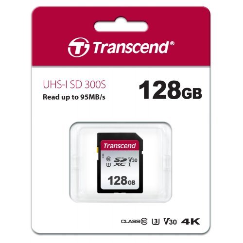 Флаш карта Transcend TS128GSDC300S (снимка 1)