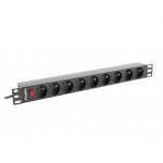 Разклонител Lanberg PDU-09E-0300-BK